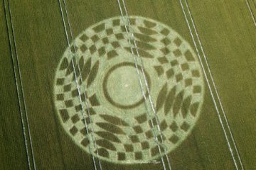 CROP CIRCLE DU MONT FARLEY, 8 juillet 2019