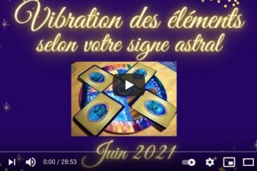 VIBRATION DES ÉLÉMENTS POUR LE MOIS DE JUIN 2021