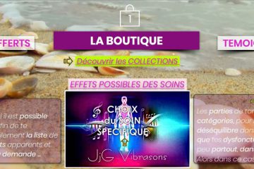 VISITEZ LA BOUTIQUE DE JjG-Vibrasons ! VISITEZ LA BOUTIQUE DE JjG-Vibrasons !