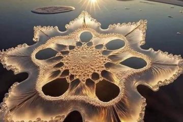 Des FLEURS de GLACE, géométrie sacrée