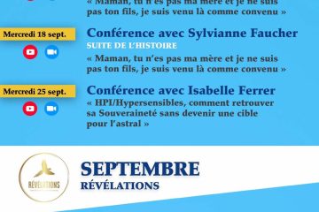 SEPTEMBRE DANS L’ALLIANCE PACIFIQUE ET RÉVÉLATIONS !!! UN VENT DE CHANGEMENTS ET DE FRAÎCHEUR ARRIVE !!!