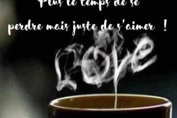 NOUS N’AVONS PLUS DE TEMPS POUR ÇA…